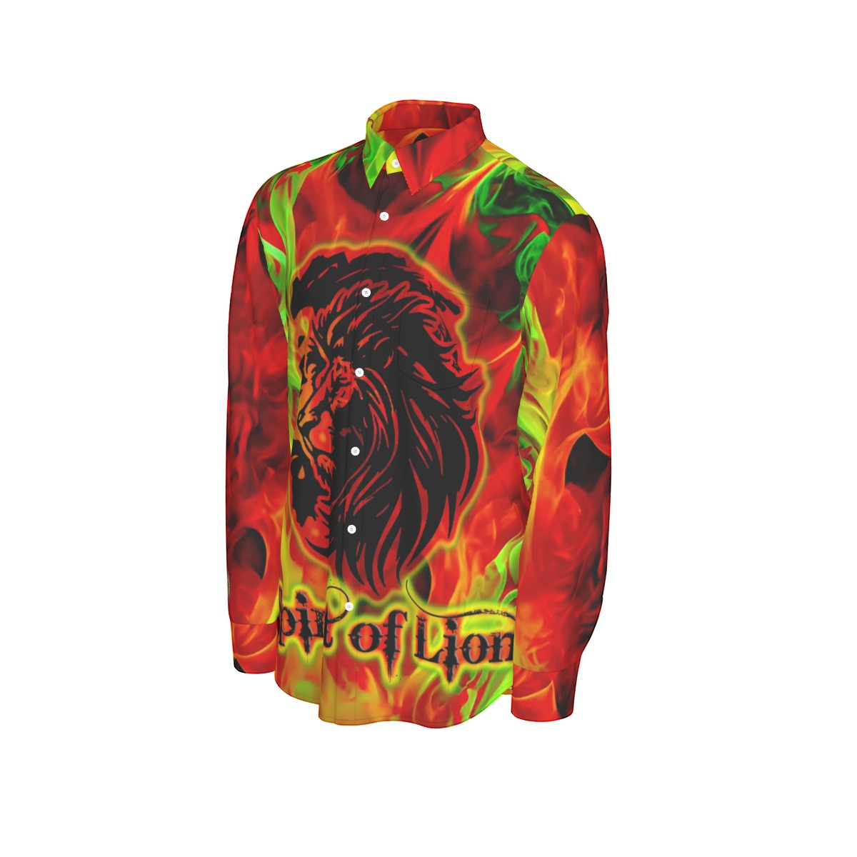 SPIRIT OF LION Long Sleeve Shirt Cotton poplin