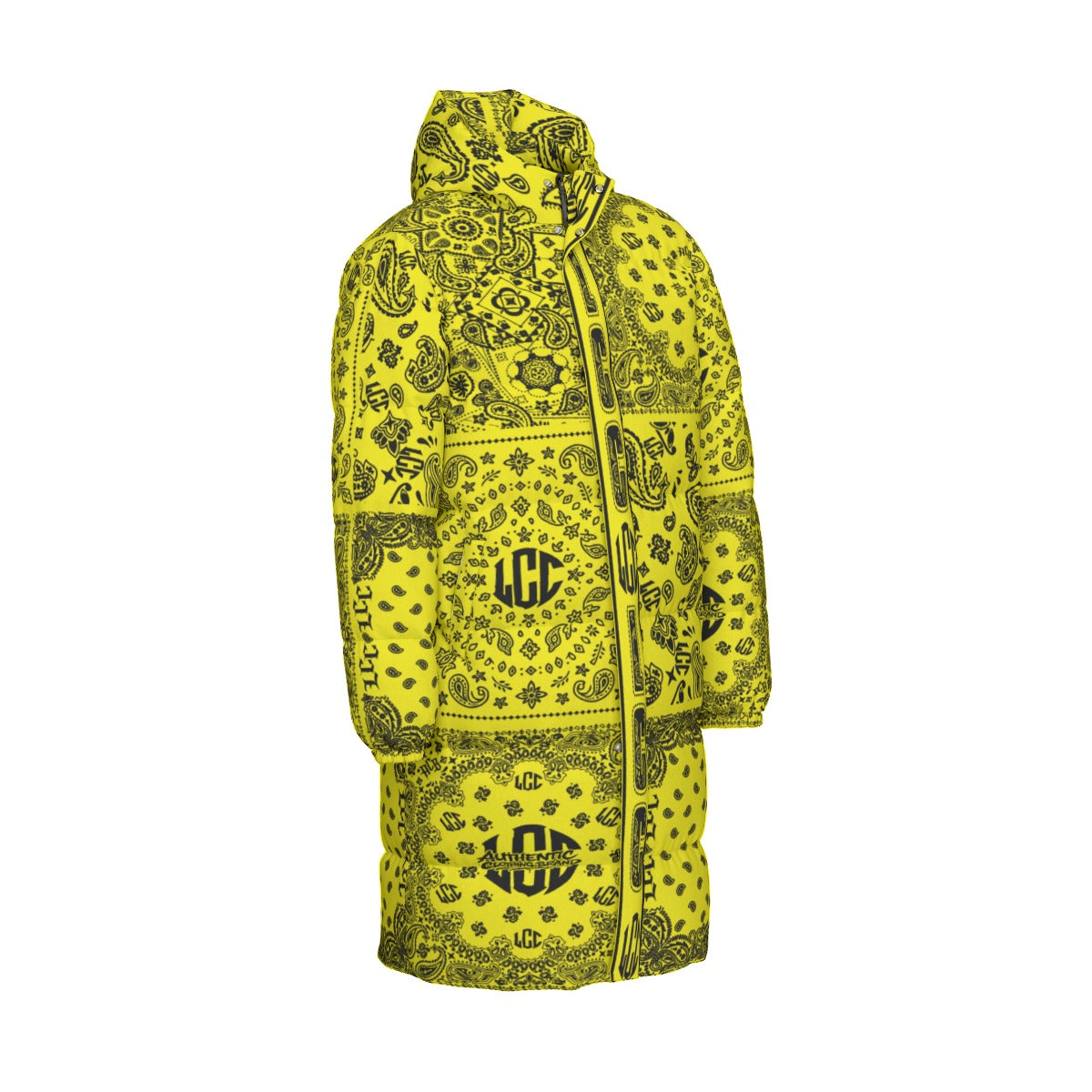 LCC FULL BANDANA YLW Unisex Long Down Jacket