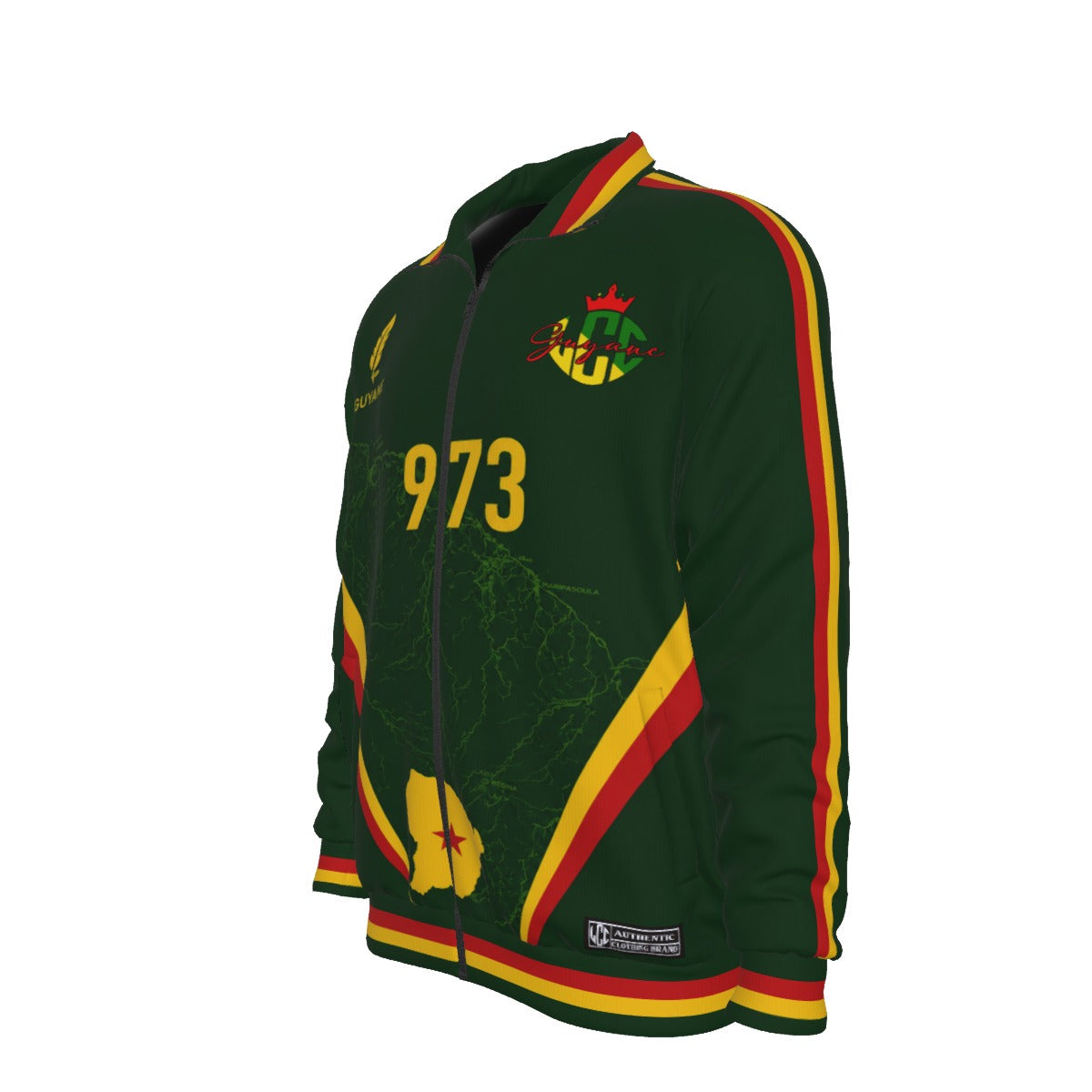 GUYANE SPORT Unisex Stand Collar Jacket