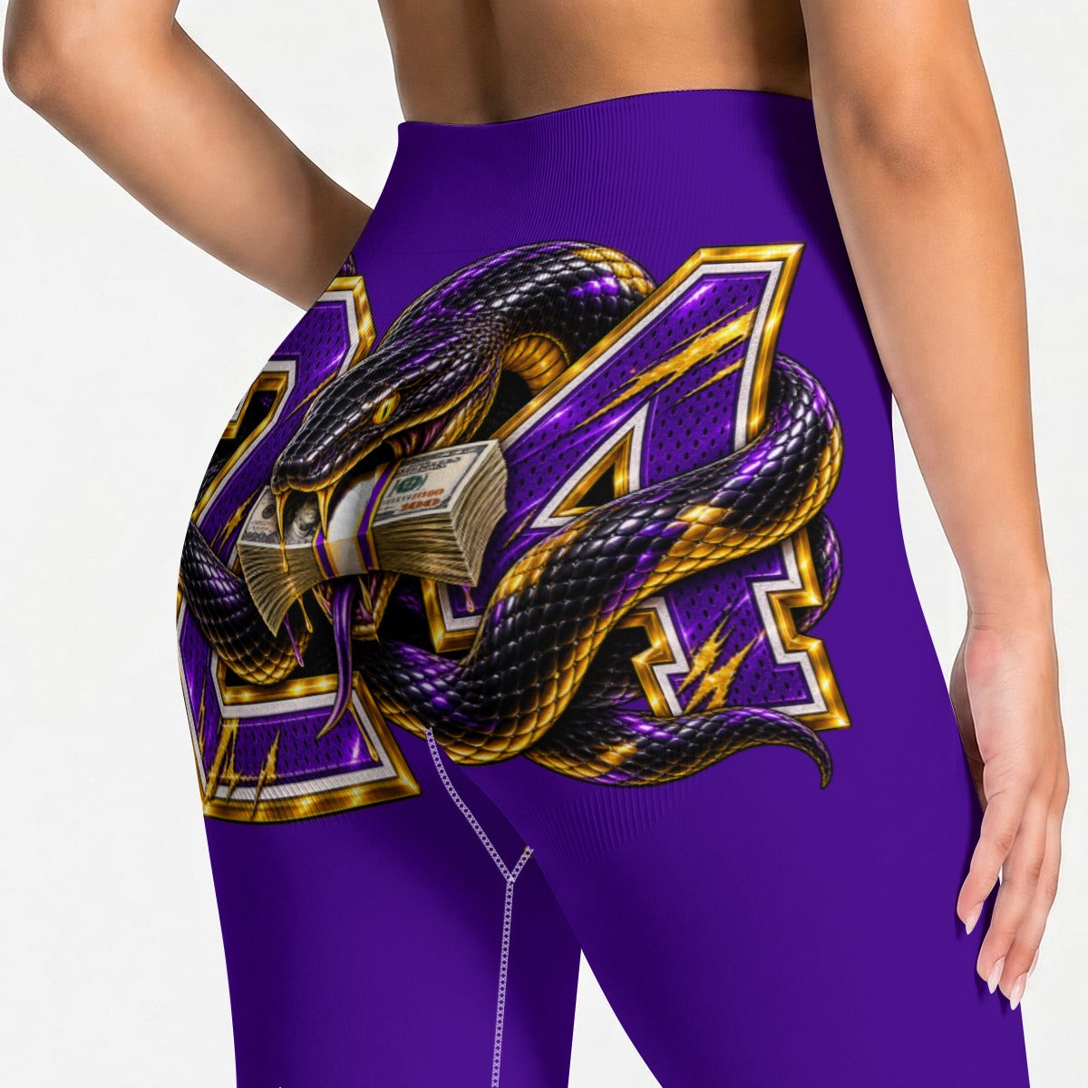 HUSTLIN 24 HOURS Women's High Waisted Butt-Lifting Leggings