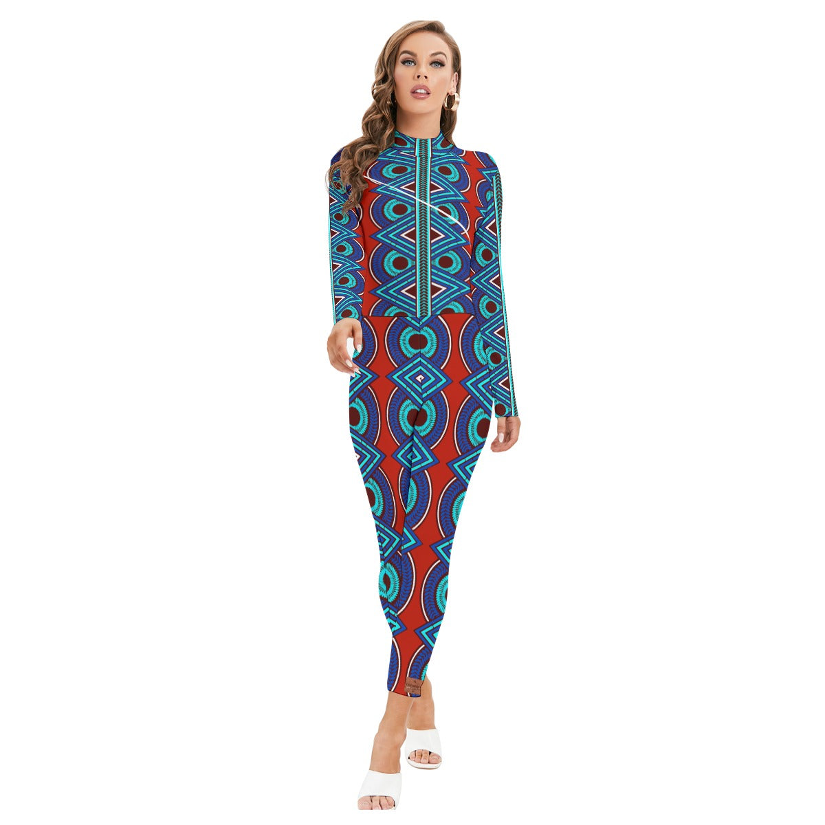 AFRICAN ELITE BRDX Women's Long-sleeved  Jumpsuit