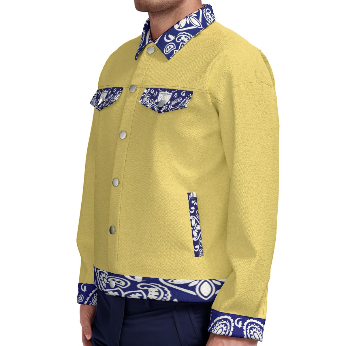 OG STYLE NAVY Unisex Lapel Jacket