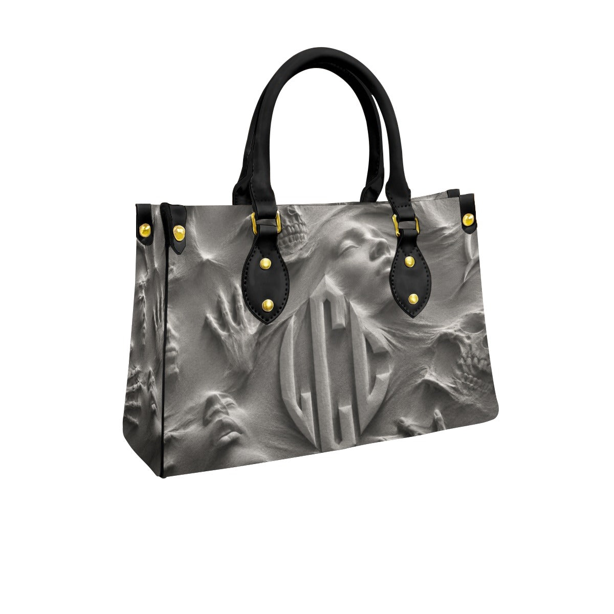 LCC GHOSTY Women's Tote Bag With Black Handle