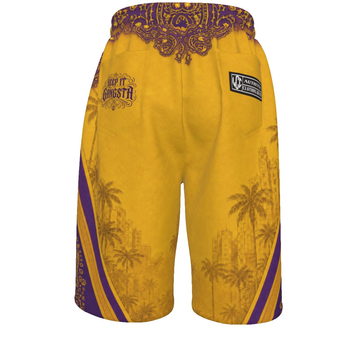 KEEP IT GANGTA L.A Unisex Casual Short Cotton