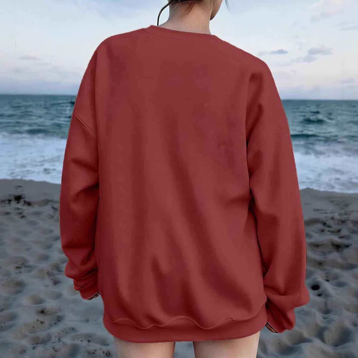 NOS ANCETRES Women's Drop Shoulder Sweatshirt|DTF