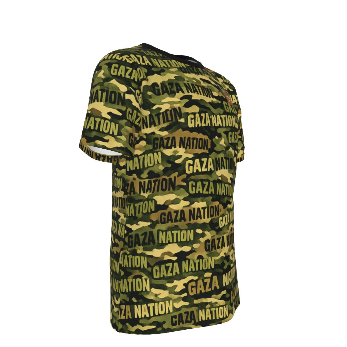 GAZA NATION Men's O-Neck T-Shirt 190GSM Cotton