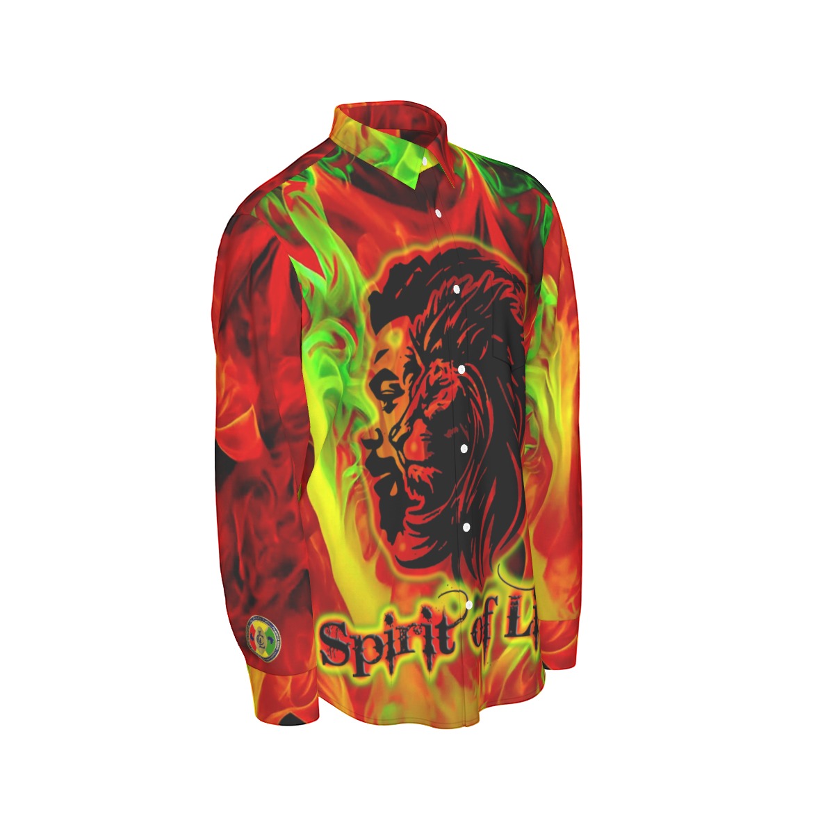 SPIRIT OF LION Long Sleeve Shirt Cotton poplin
