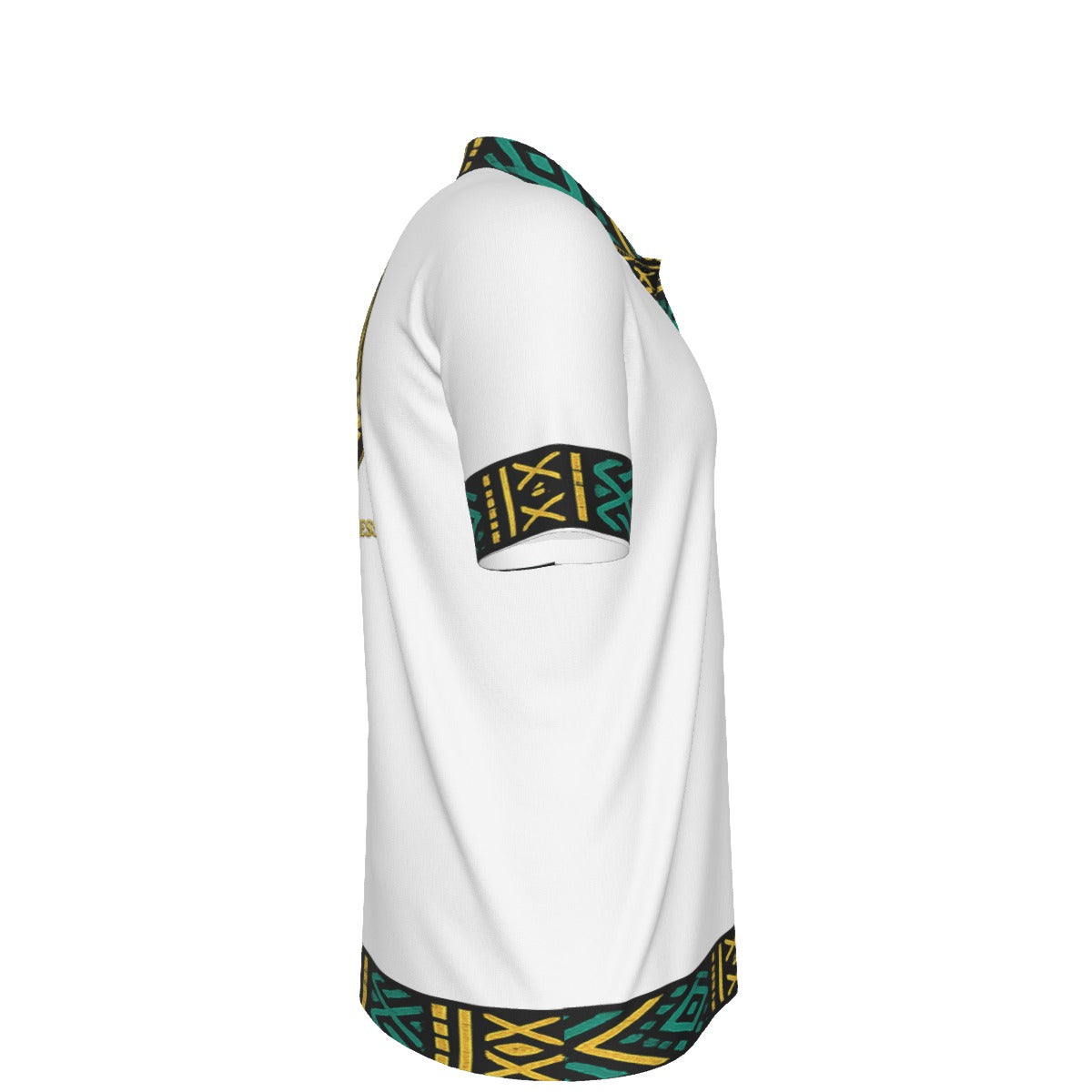 AFRICAN PRIDE WHT Polo Collar Jersey
