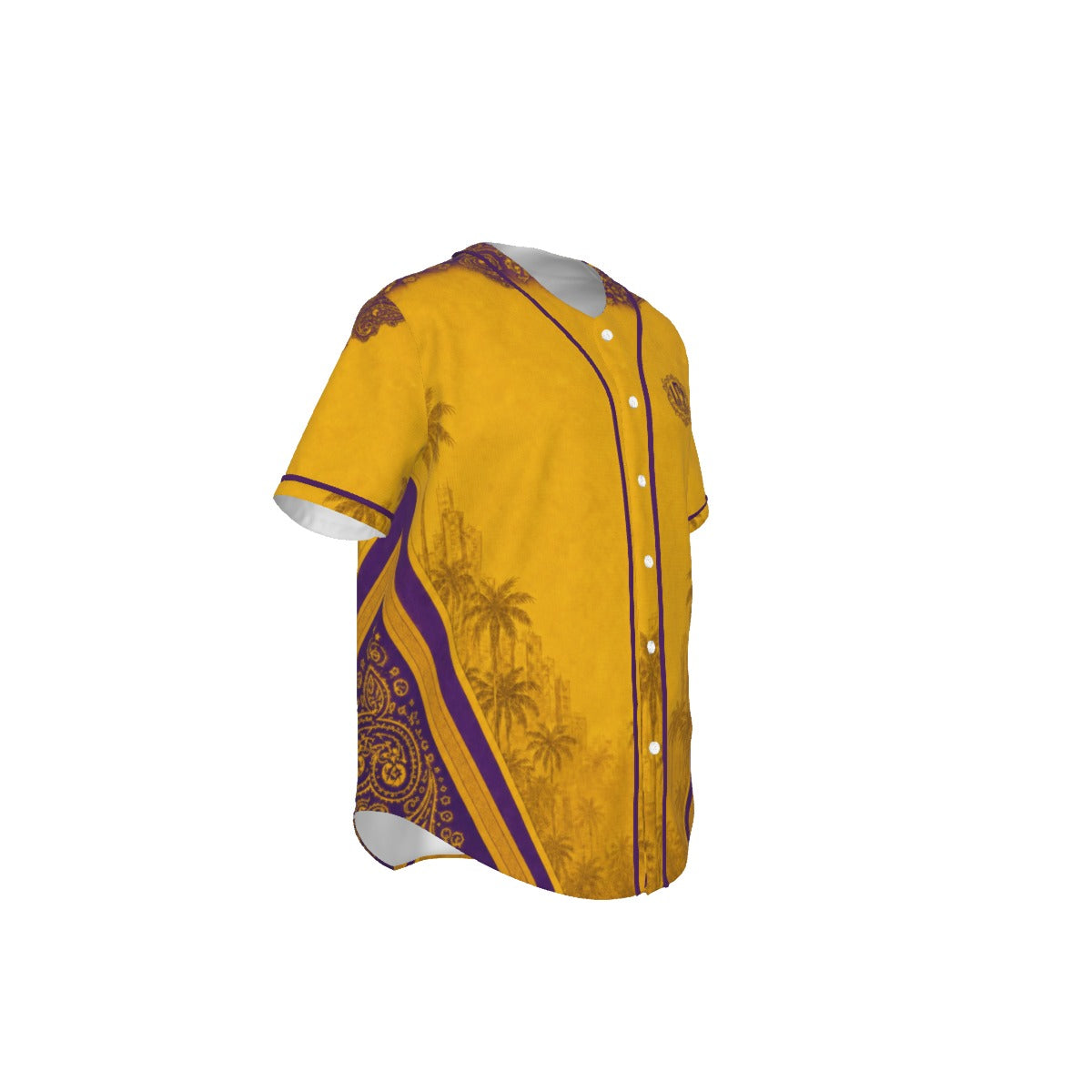 KEEP IT GANGSTA L.A Short Sleeve Baseball Jersey