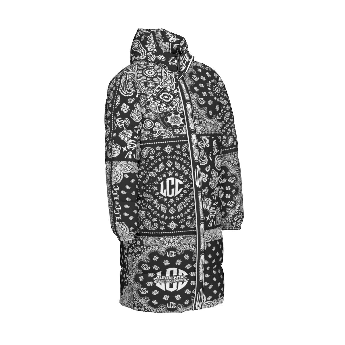 LCC FULL BANDANA BLC Unisex Long Down Jacket
