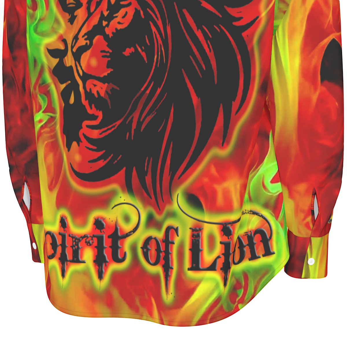 SPIRIT OF LION Long Sleeve Shirt Cotton poplin