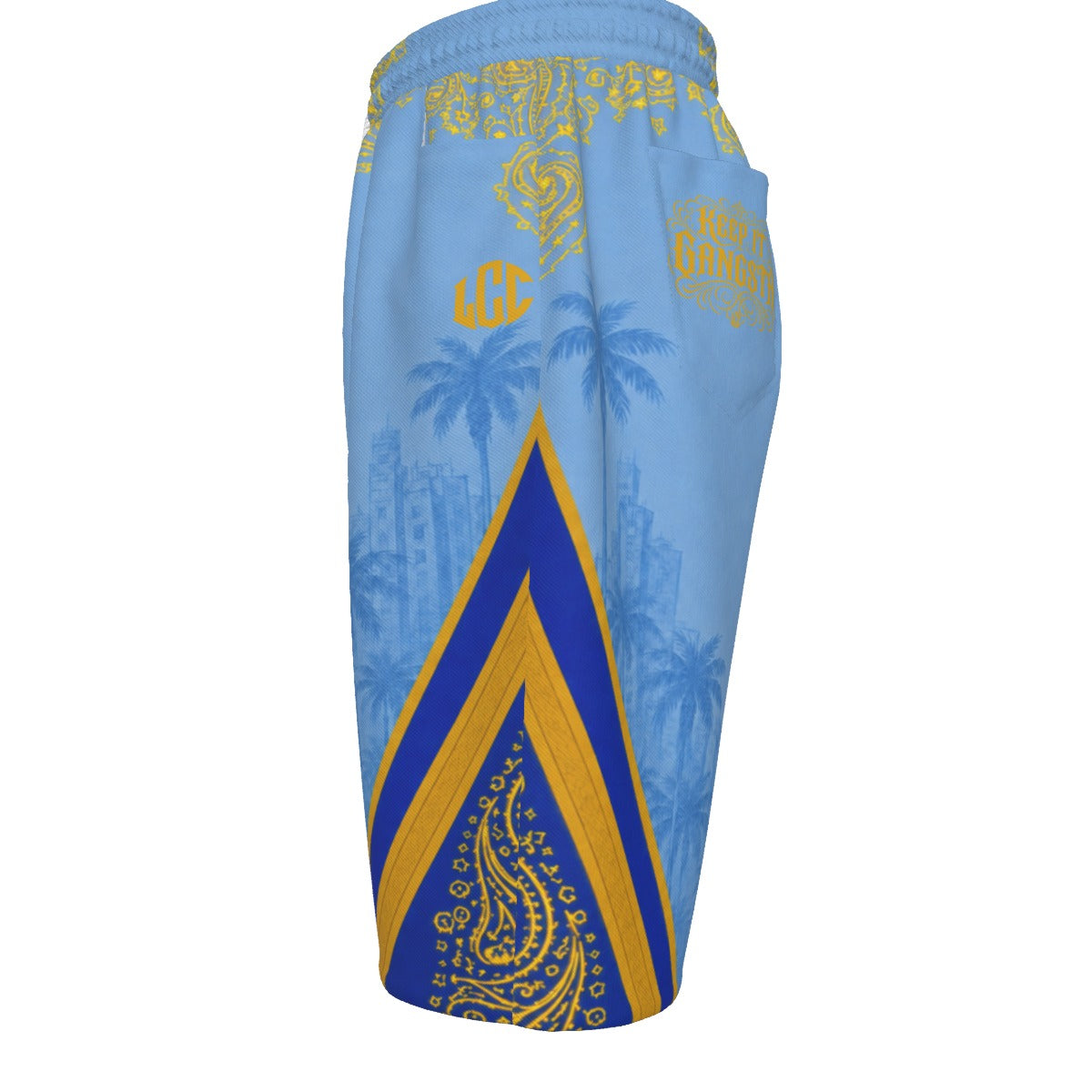 KEEP IT GANGSTA CRENSHAW Unisex Casual Short Cotton