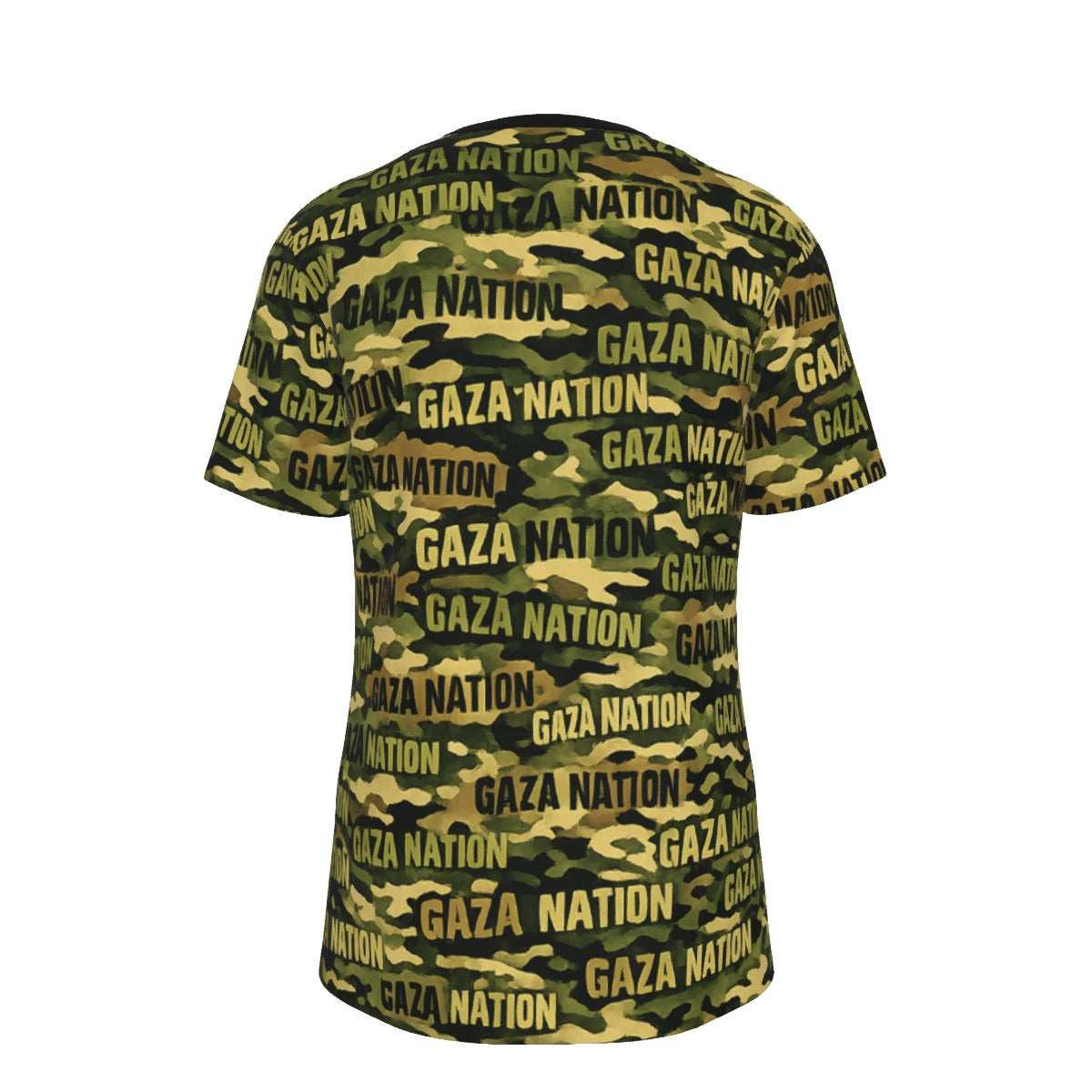 GAZA NATION Men's O-Neck T-Shirt 190GSM Cotton