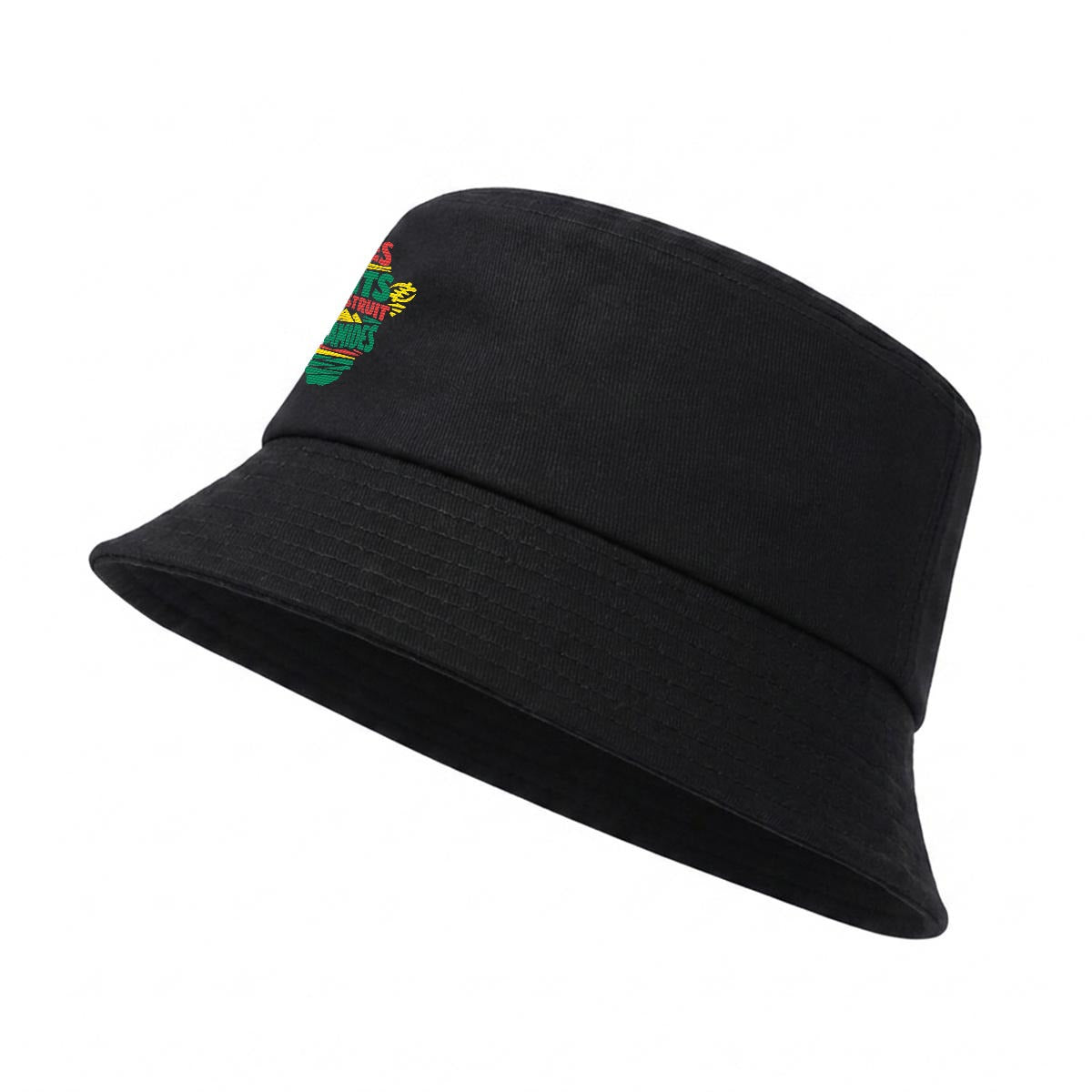 NOS ANCETRES Embroidery Bucket Hat