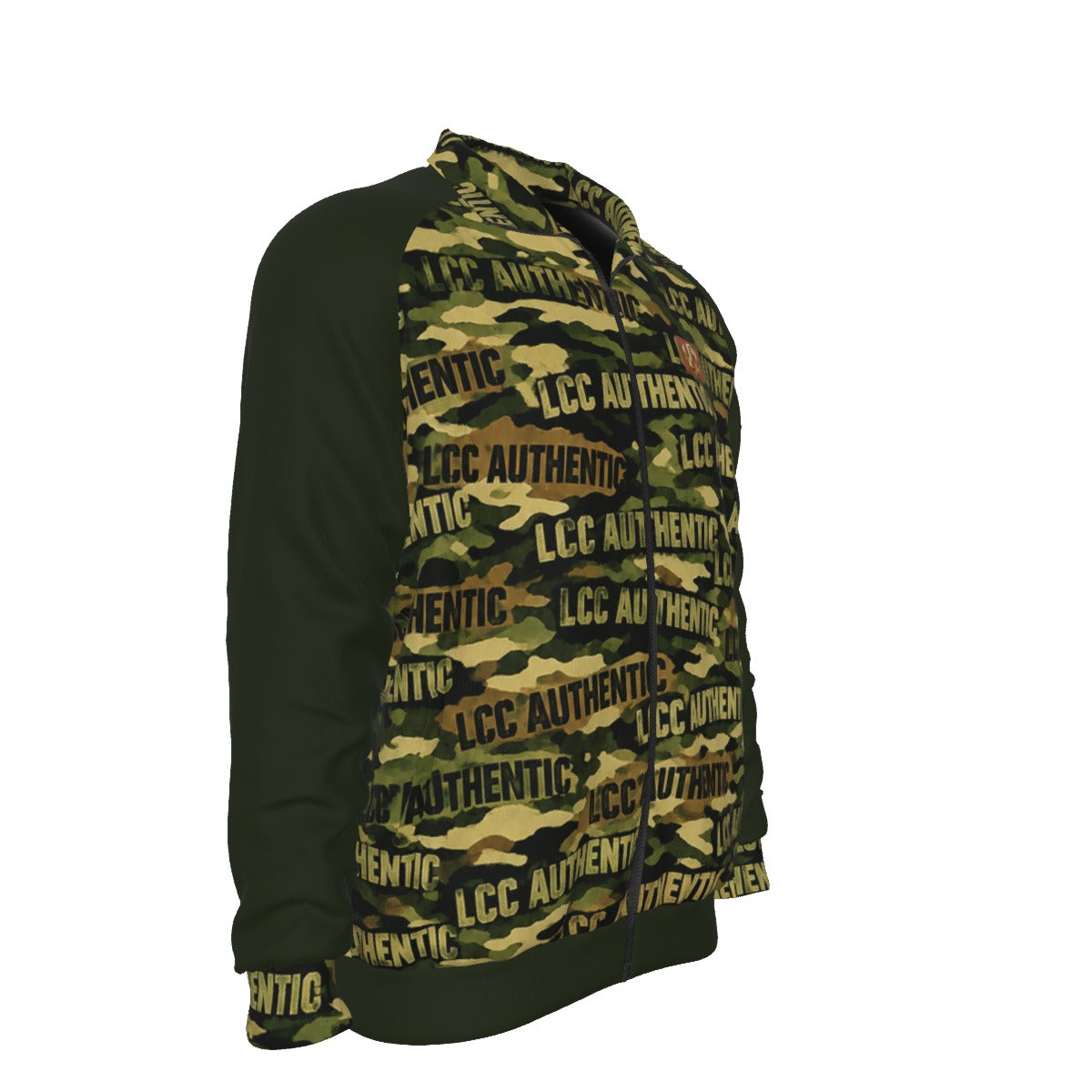 LCC CAMOUFLAGE Unisex Stand Collar Jacket