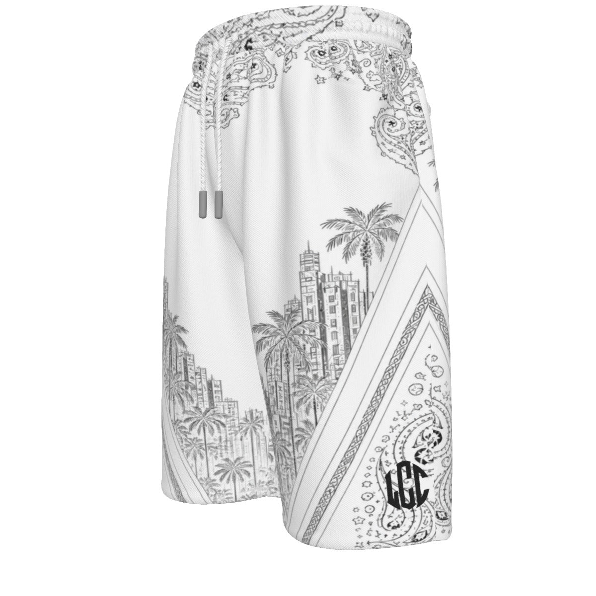 KEEP IT GANGSTA WHT Unisex Straight Casual Short Cotton