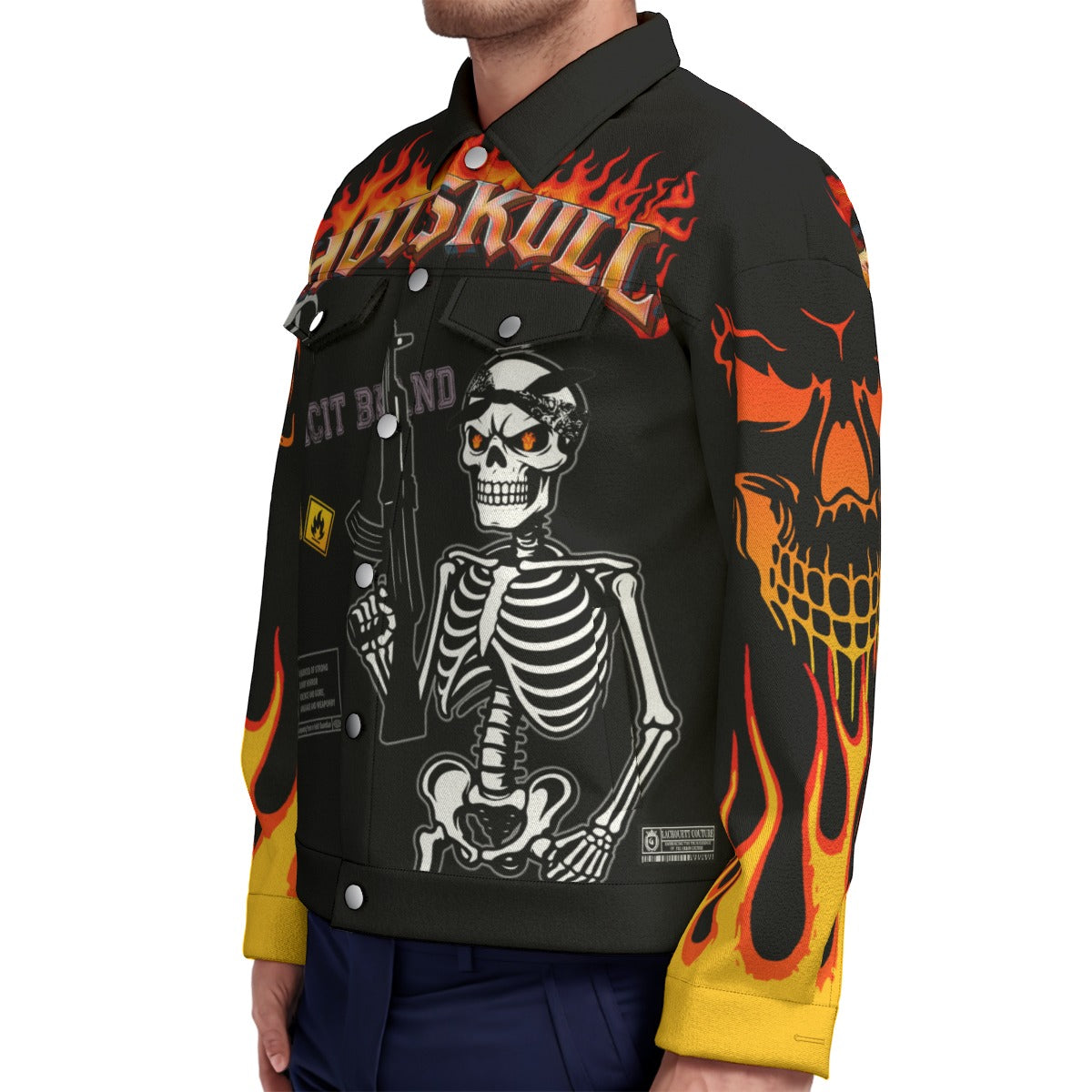 HOTSKULL BLC Unisex Lapel Jacket