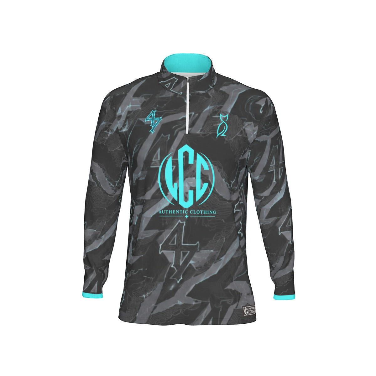 LCC WIZARD BLUE Men's Sports Jersey With Long Sleeve