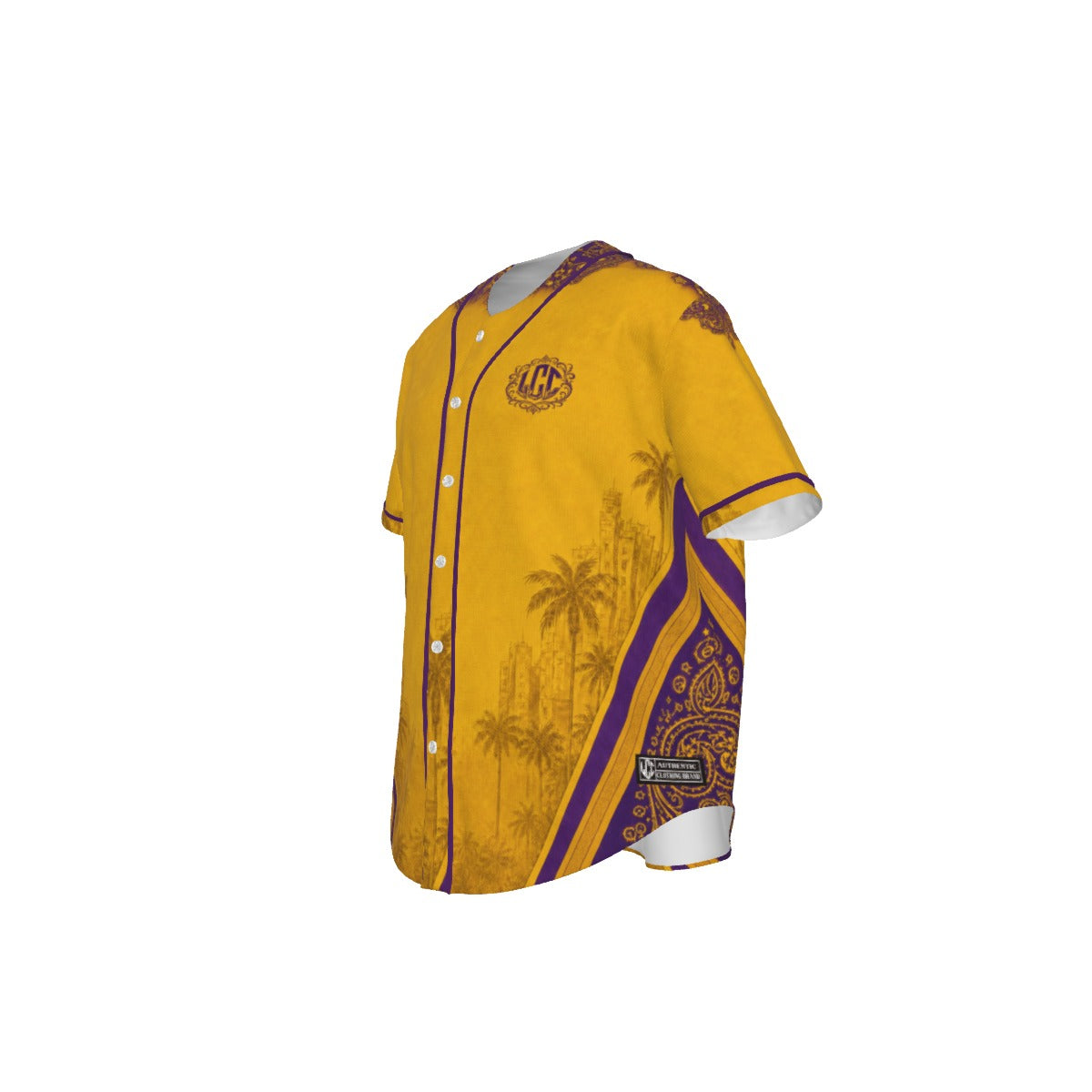KEEP IT GANGSTA L.A Short Sleeve Baseball Jersey