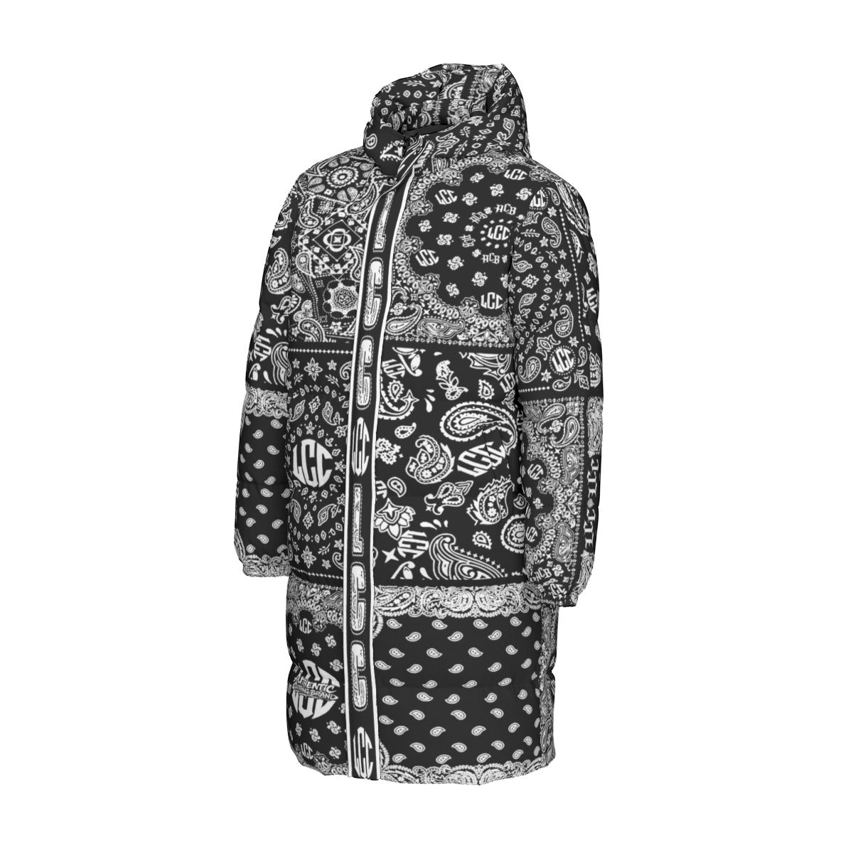 LCC FULL BANDANA BLC Unisex Long Down Jacket