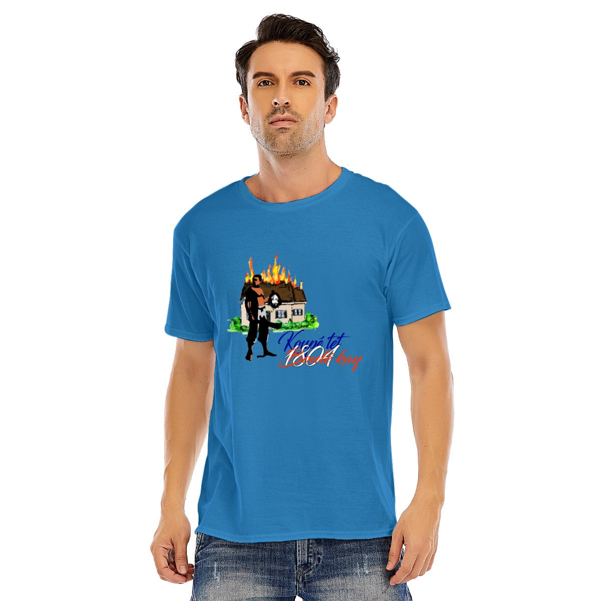 Unisex O-neck Short Sleeve T-shirt | 180GSM Cotton (DTF)