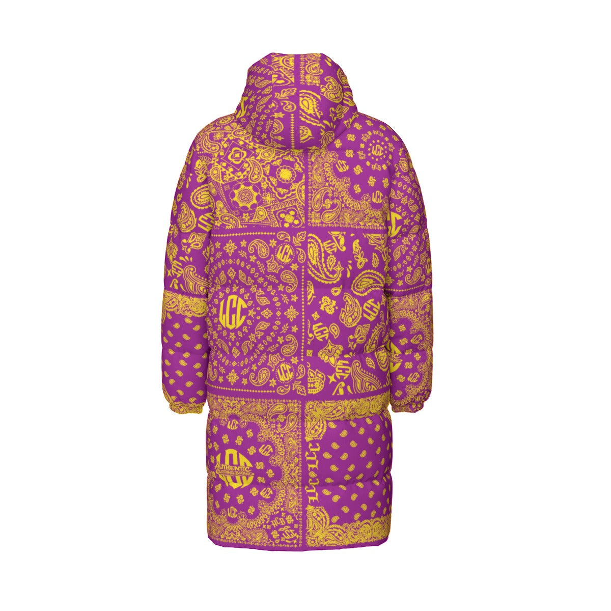 LCC FULL BANDANA LAKERS Unisex Long Down Jacket