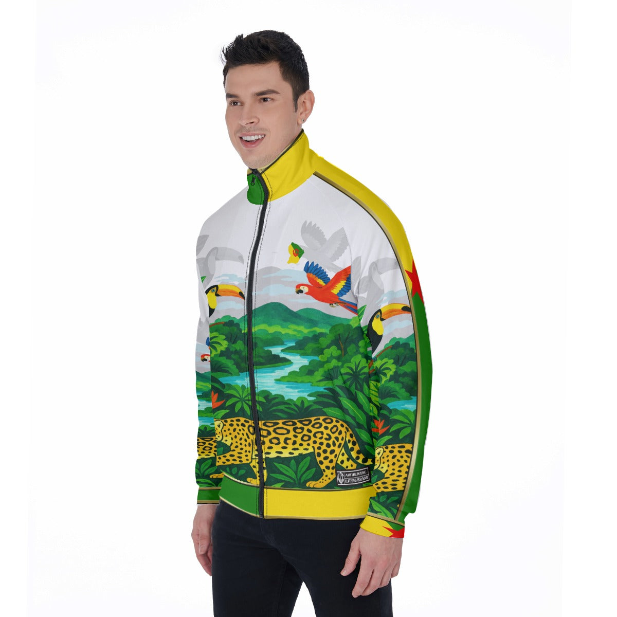 GUYANE PAYSAGE Stand Collar Jacket