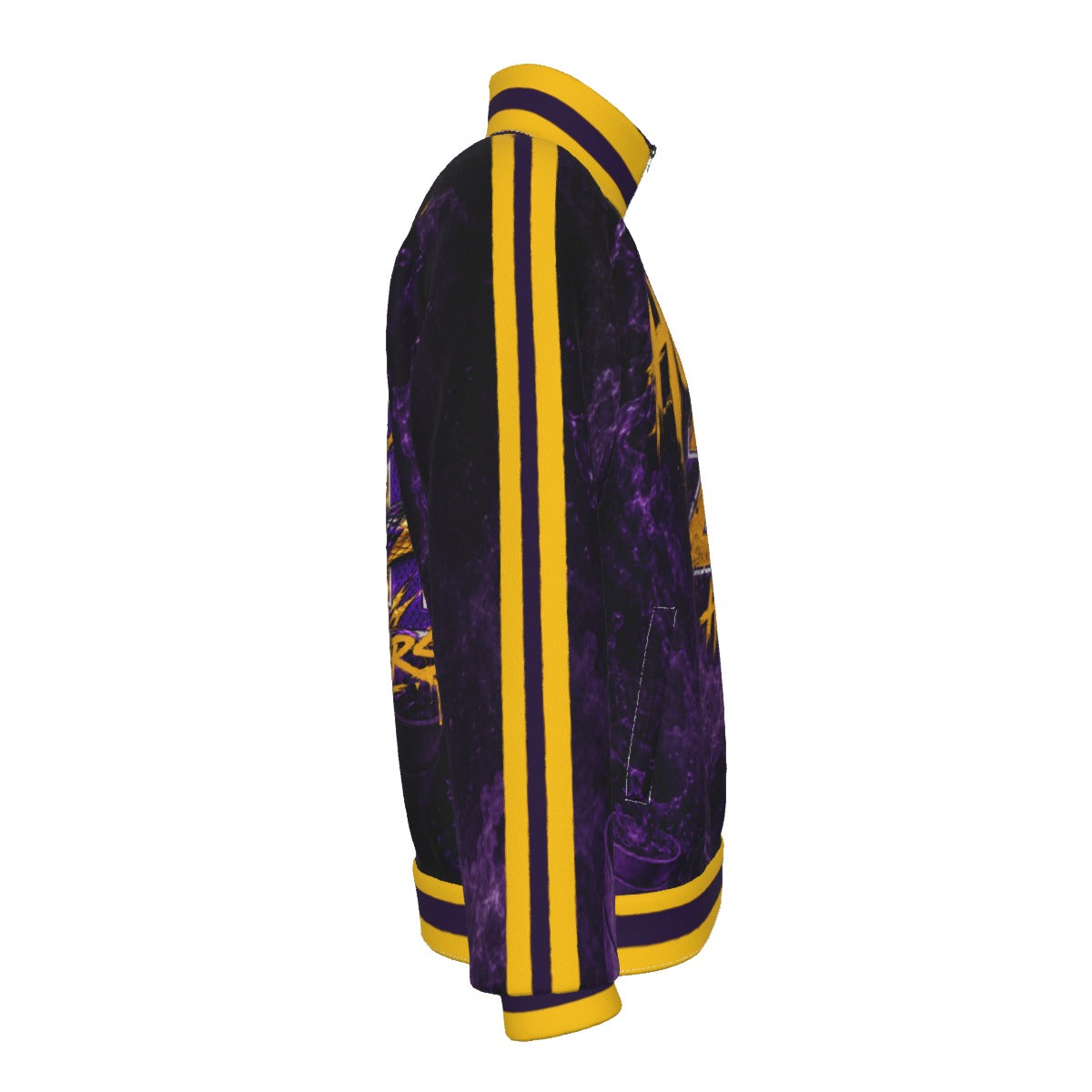 HUSTLIN 24 HOURS Stand Collar Jacket