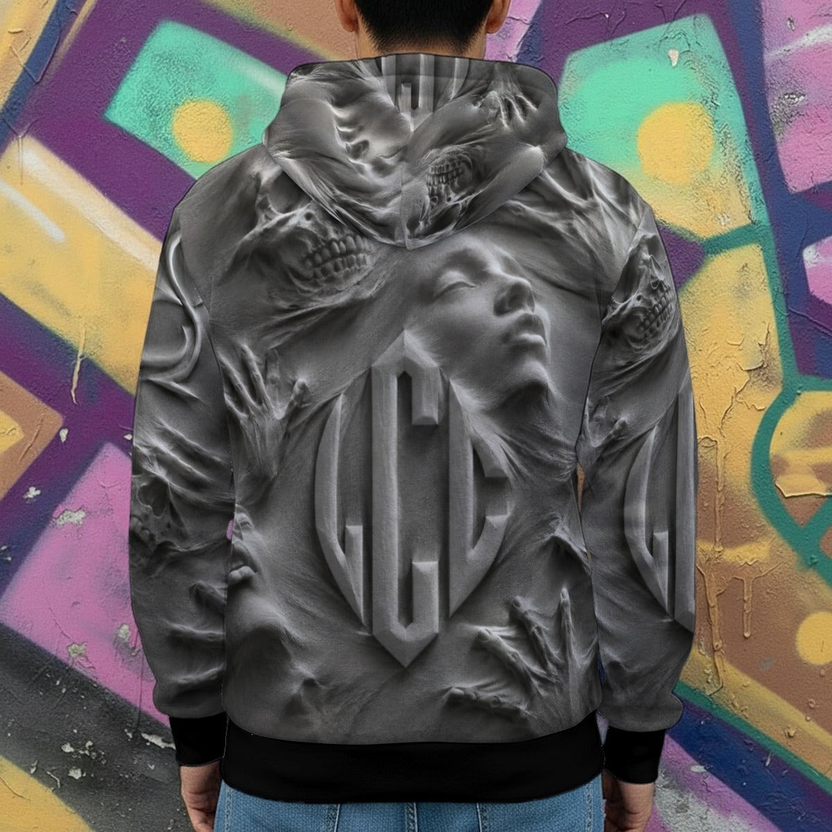 LCC GHOSTY Heavy Zip Up Hoodie