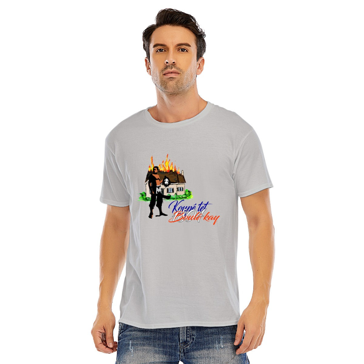 Unisex O-neck Short Sleeve T-shirt | 180GSM Cotton (DTF)