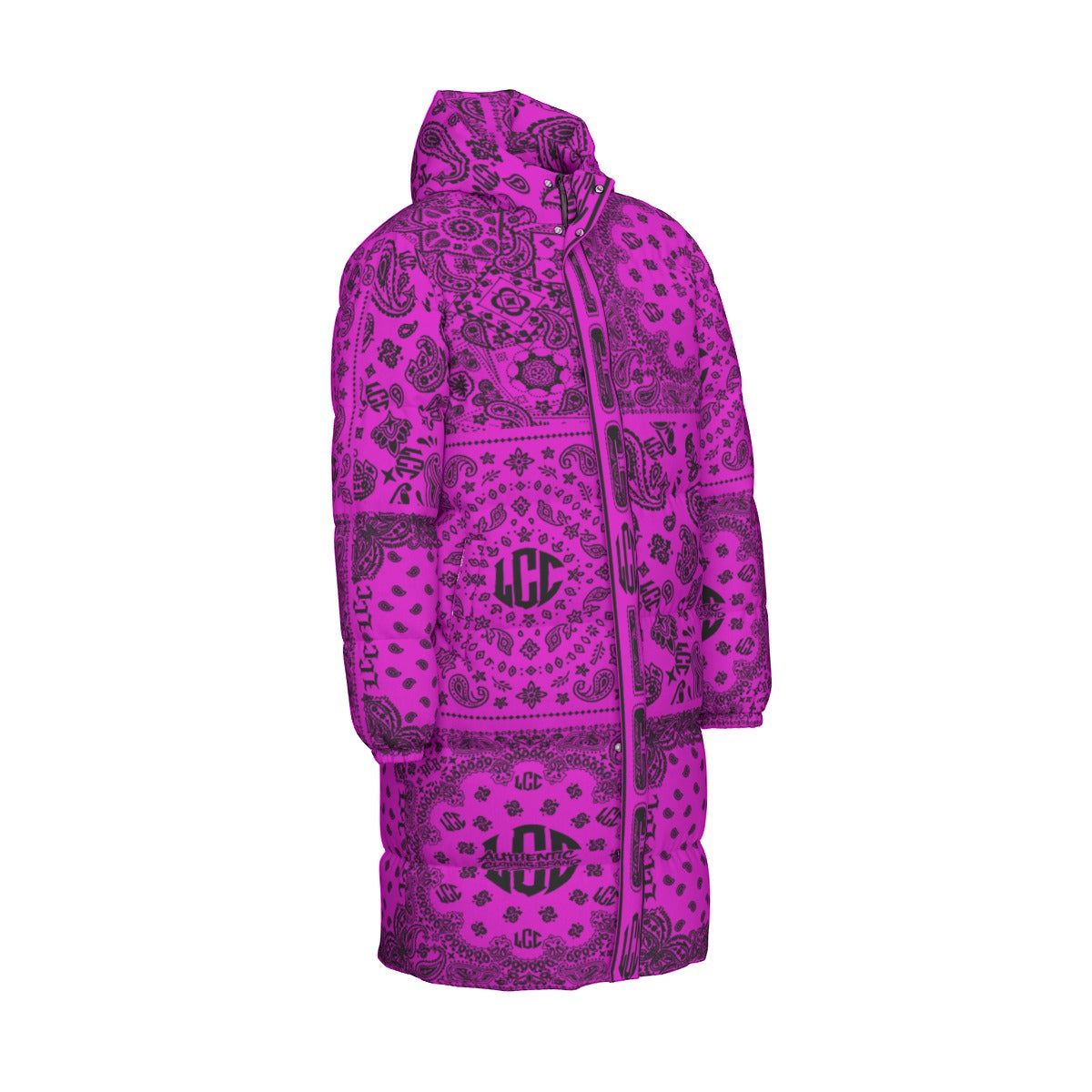 LCC FULL BANDANA GRAPES Unisex Long Down Jacket