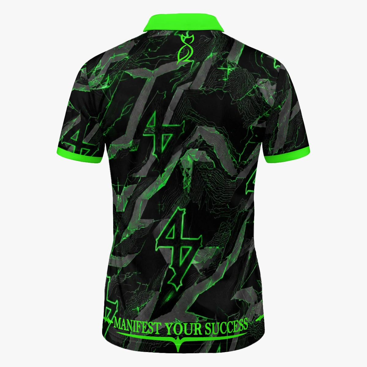 LCC WIZARD MATRIX Men's V-Neck Polo Shirt