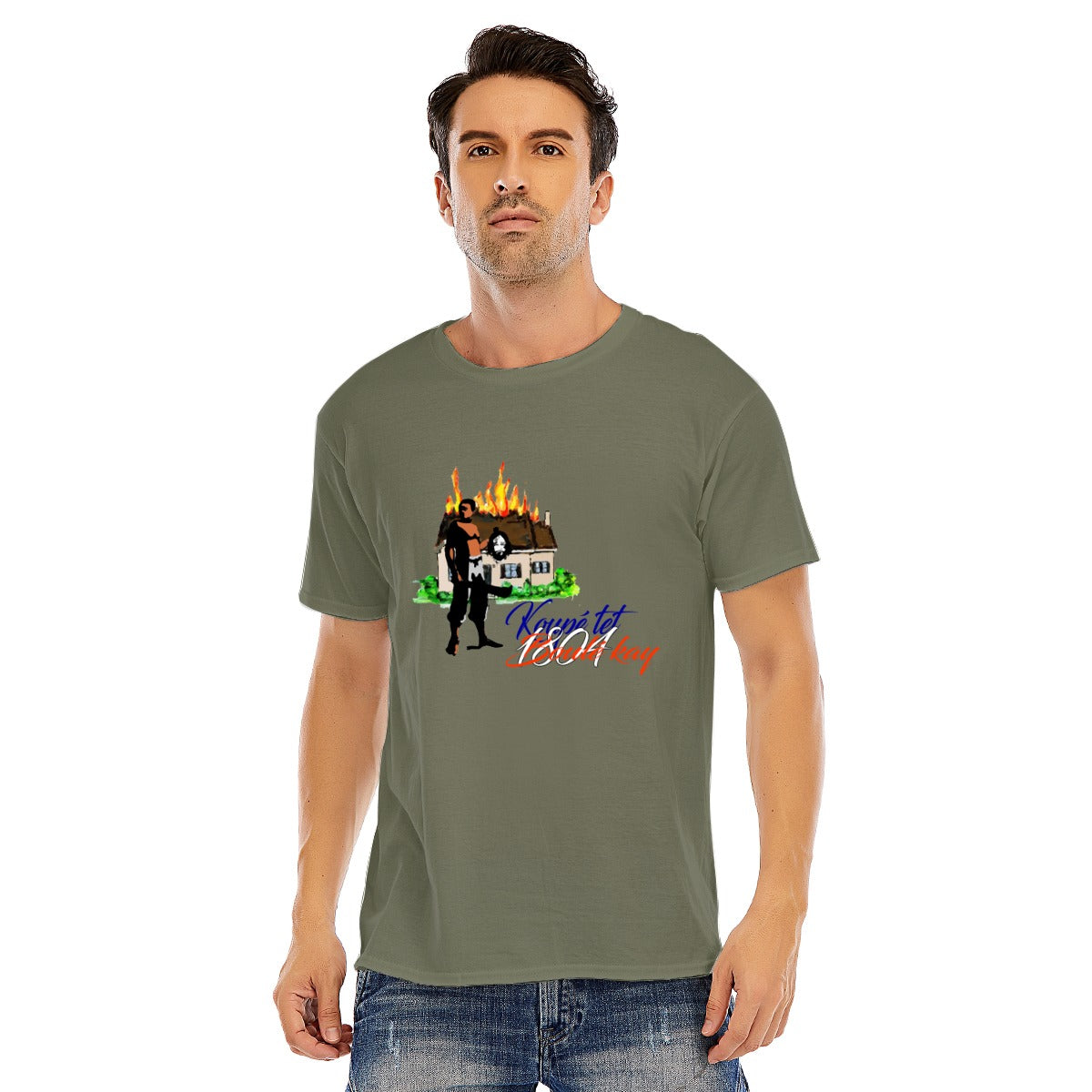 Unisex O-neck Short Sleeve T-shirt | 180GSM Cotton (DTF)