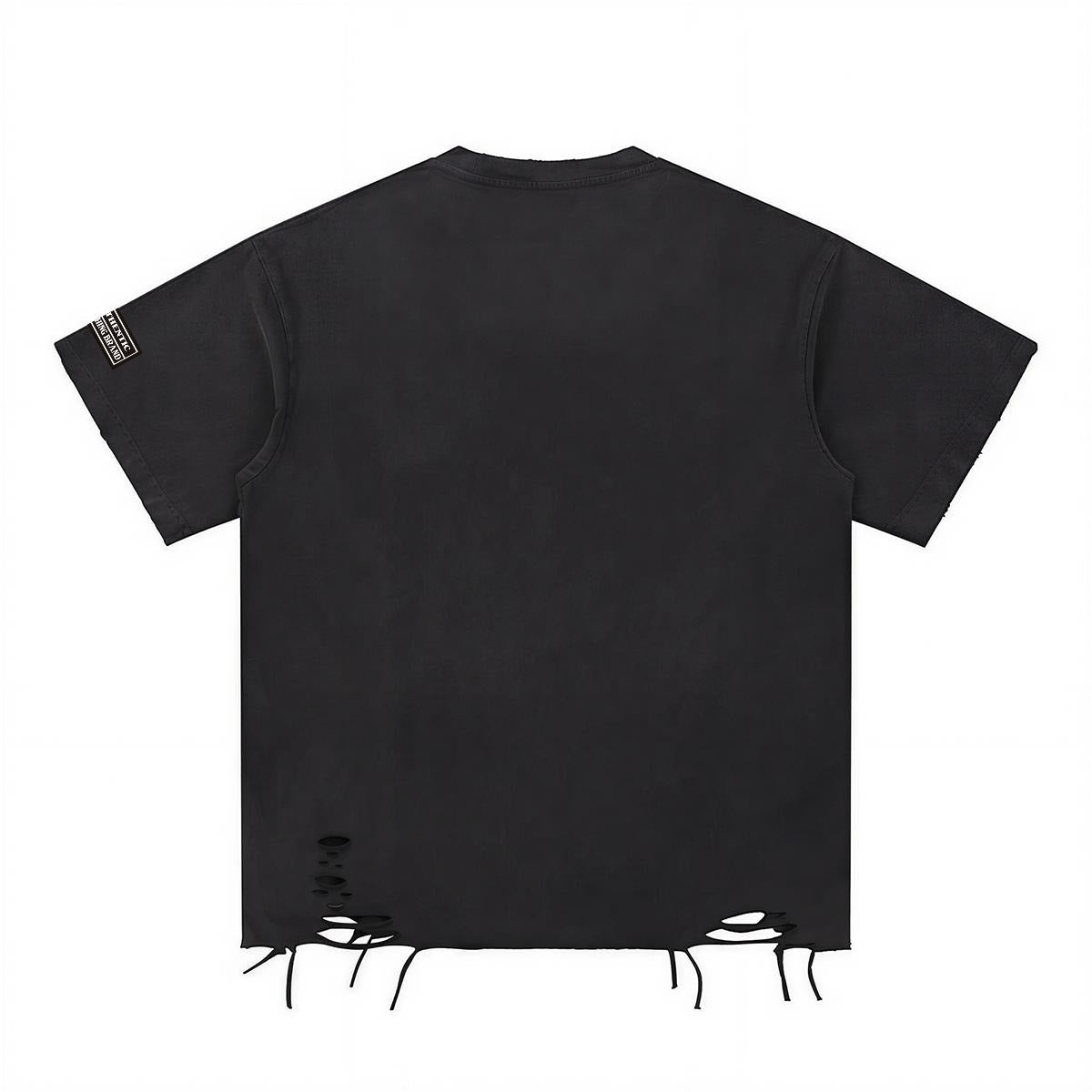 VATOS LOCOS Distressed Washed Oversized T-Shirt