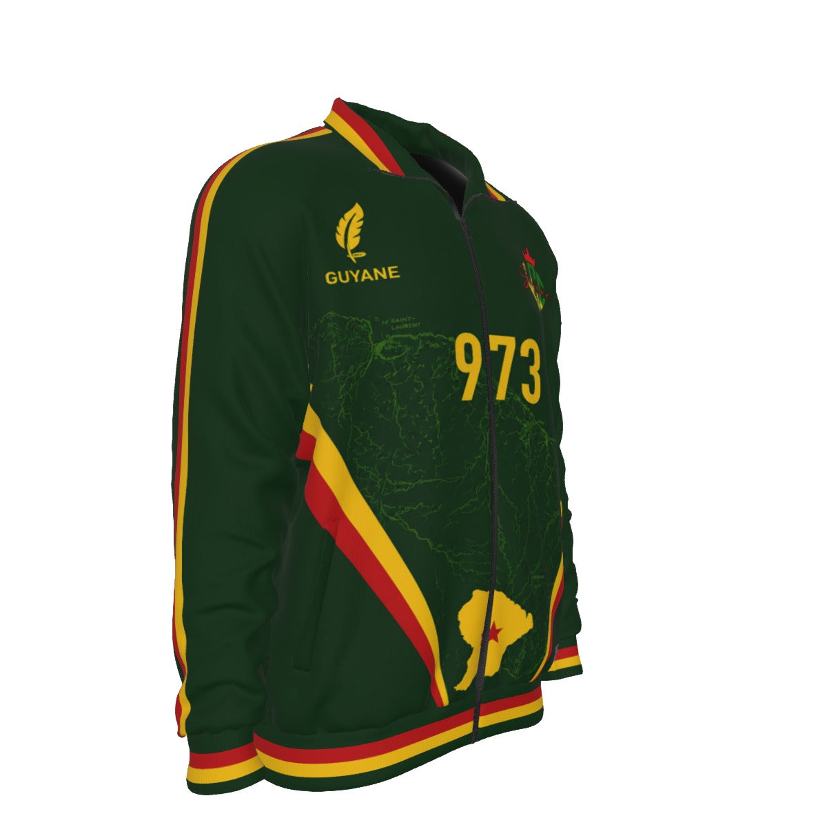 GUYANE SPORT Unisex Stand Collar Jacket