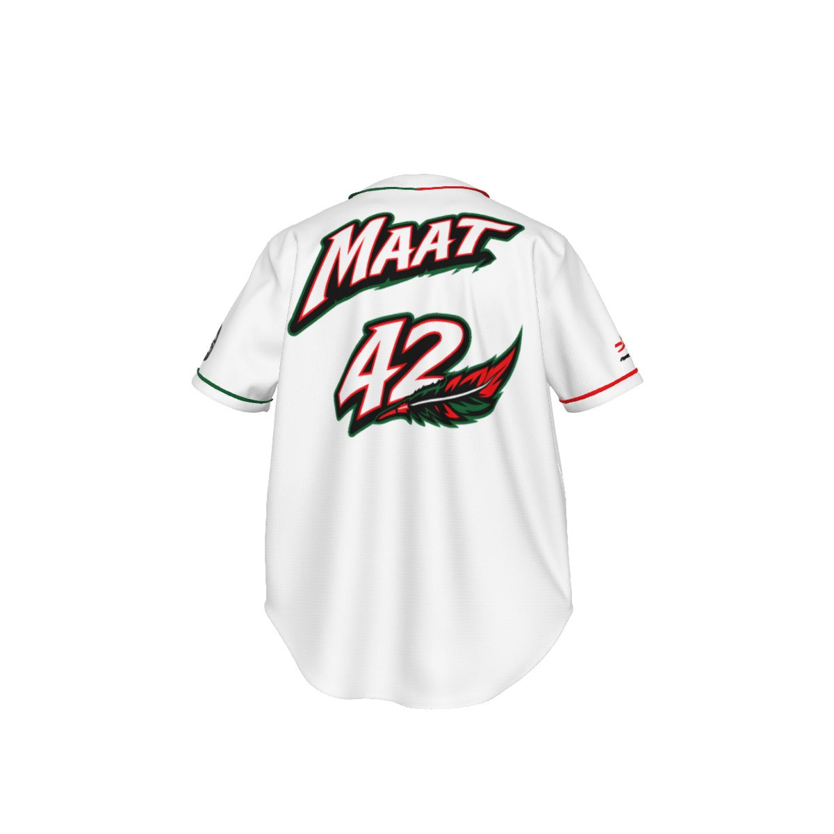 MAAT 42 WHT Men's  Baseball Jersey