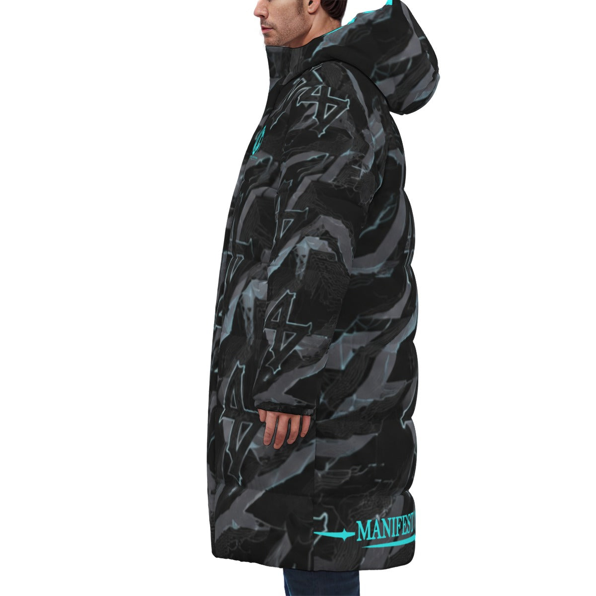 LCC WIZARD BLUE Unisex Long Down Jacket