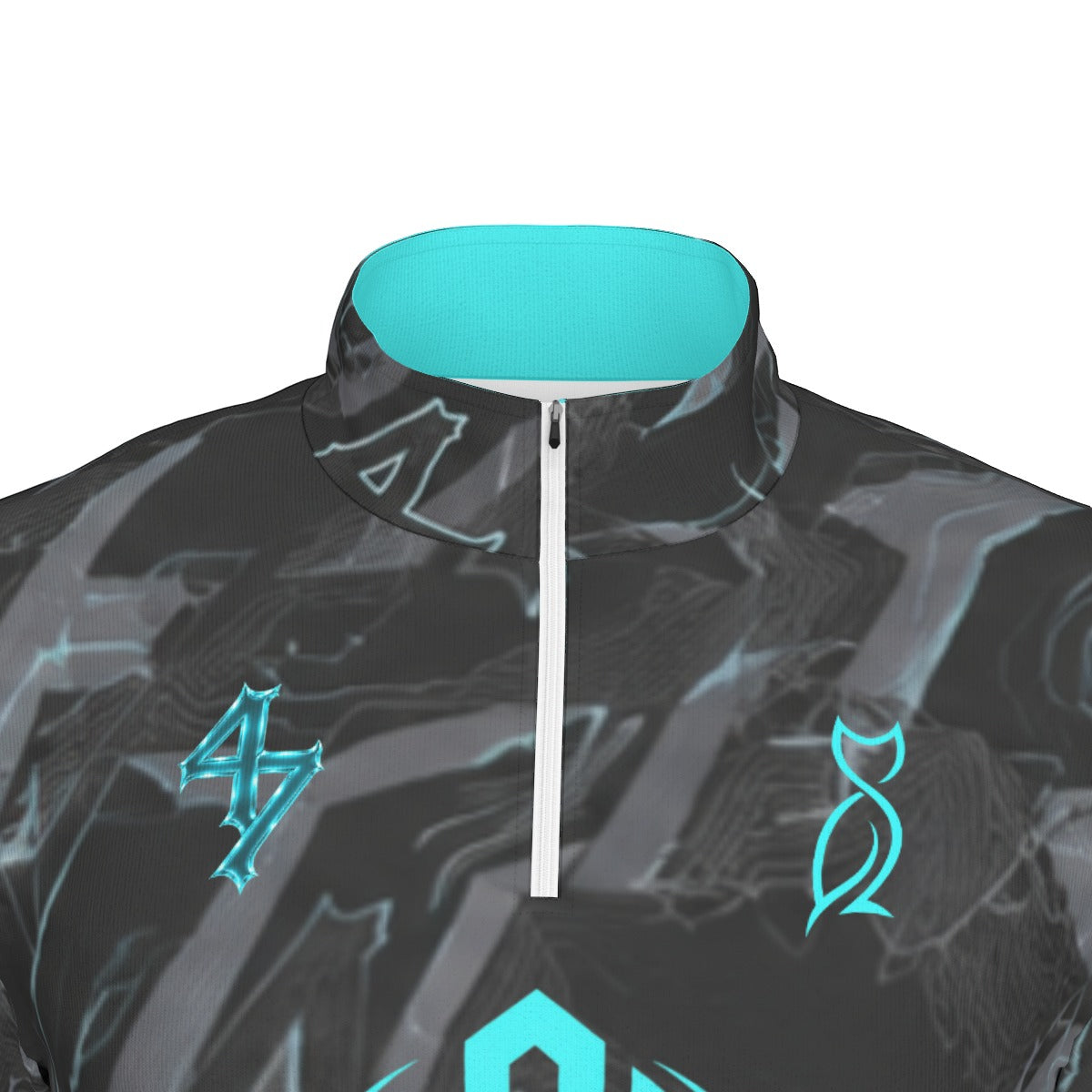LCC WIZARD BLUE Men's Sports Jersey With Long Sleeve