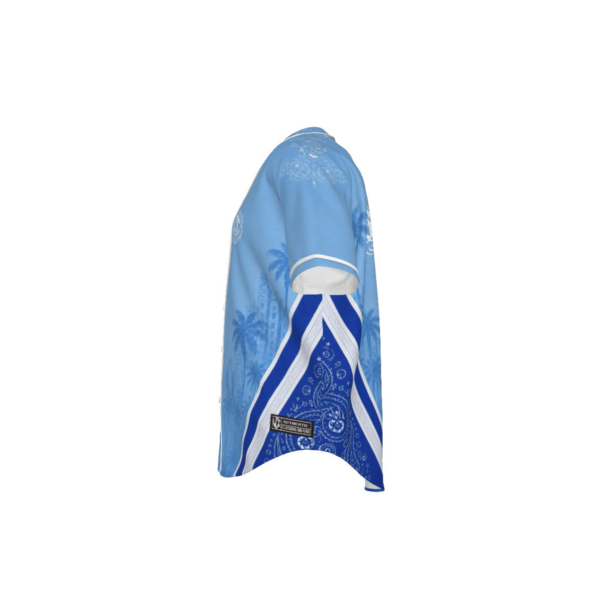 KEEP IT GANGSTA BLUE ROYAL Short Sleeve Baseball Jersey