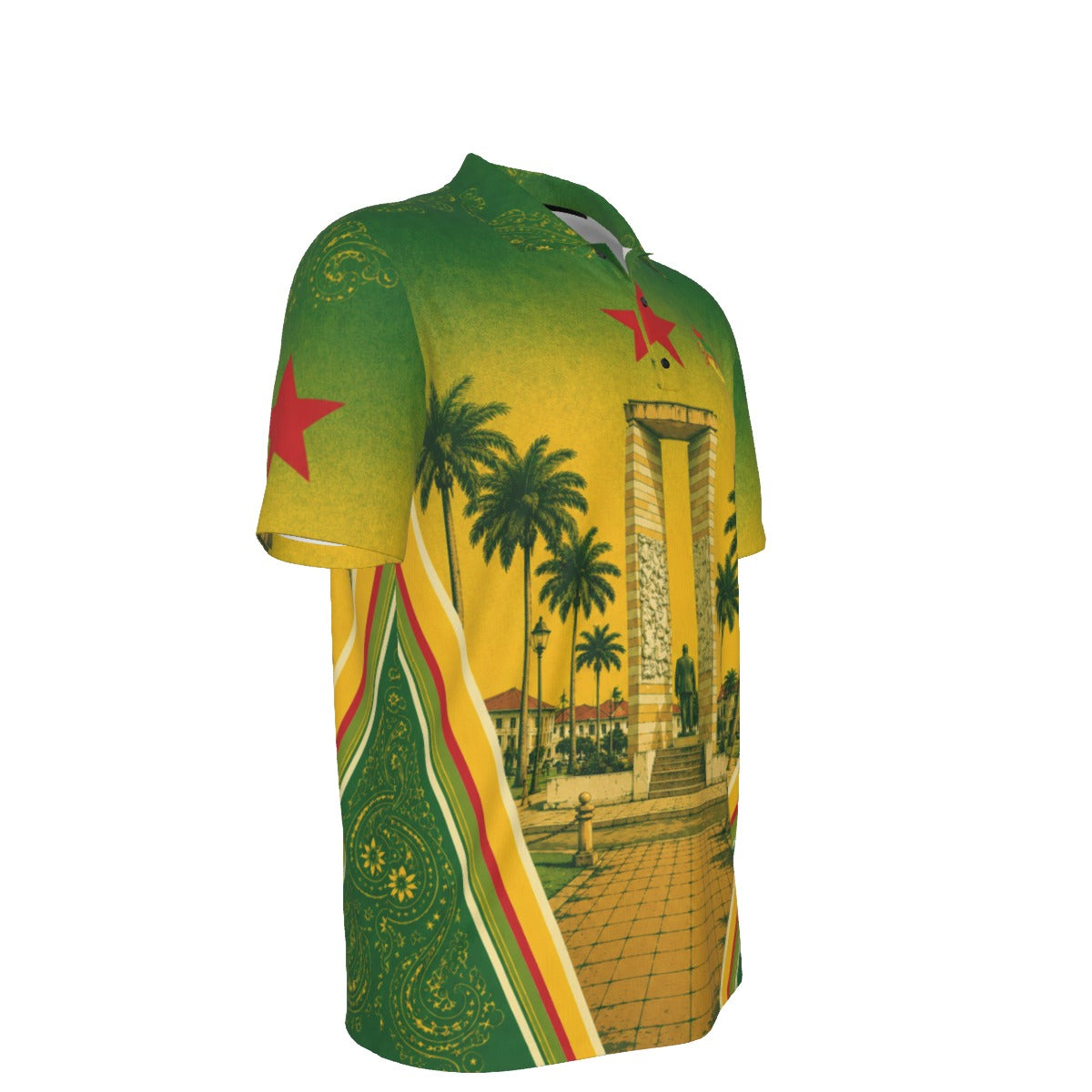 GUYANE PALMISTE Men's Polo Collar Jersey
