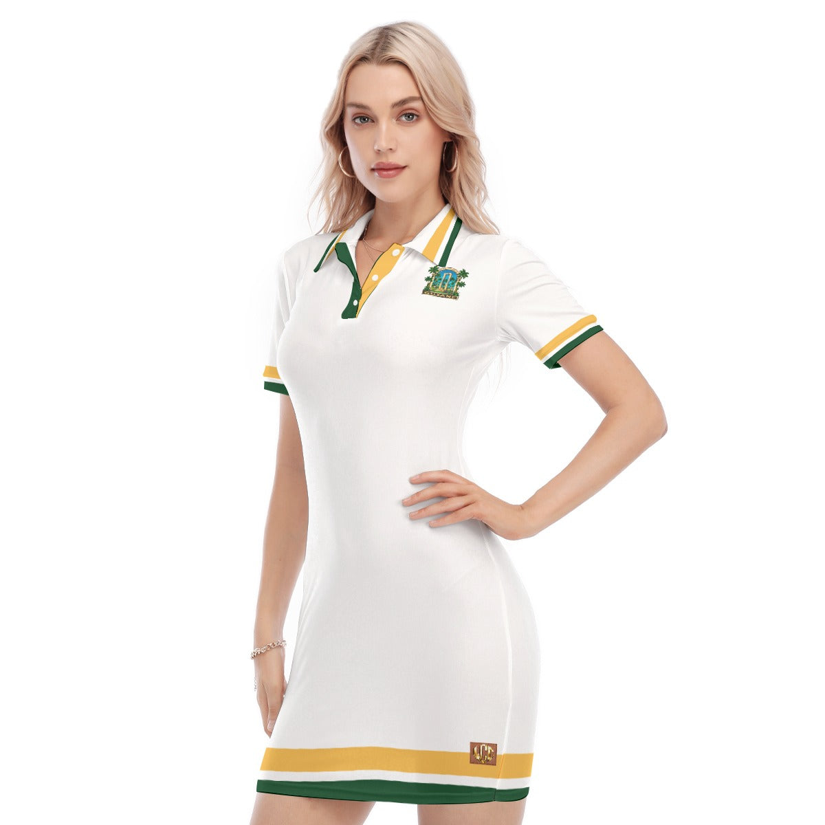 LCC GUYANE Women's Polo Collar Dress