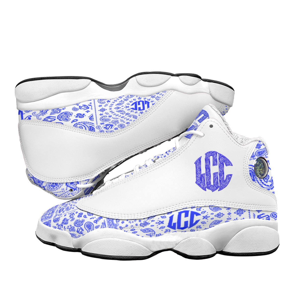 LCC FULL BANDANA WHTBLUE Basketball Shoes