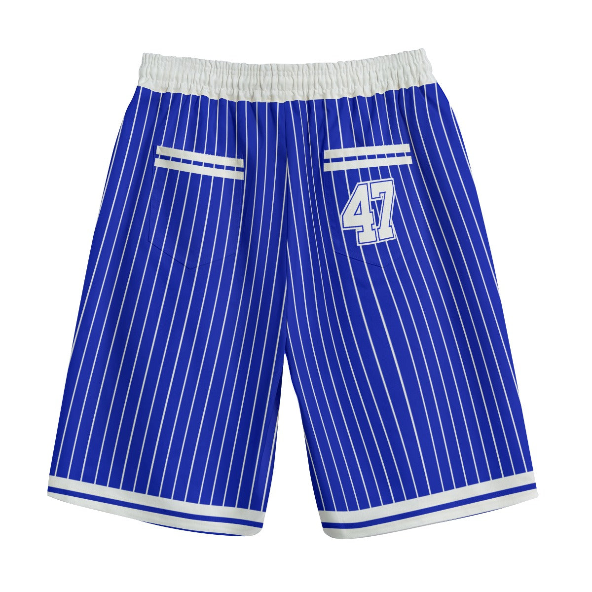 AUTHENTIC LEAGUE BLUWHT Unisex Straight Casual Short Cotton
