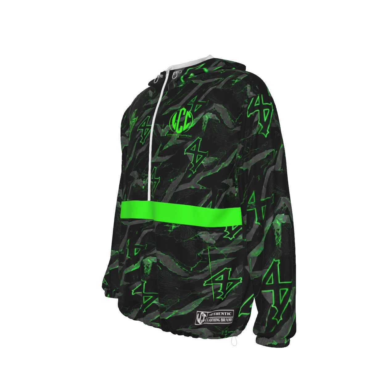 LCC WIZARD GREEN Unisex Jacket With Zipper Closure