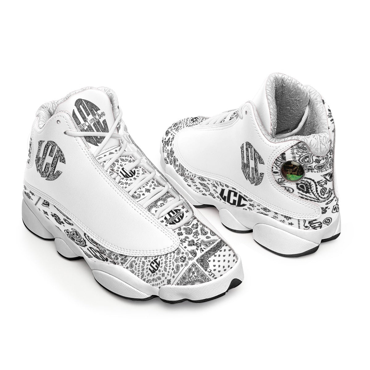 LCC BANDANA WHTBLC Basketball Shoes