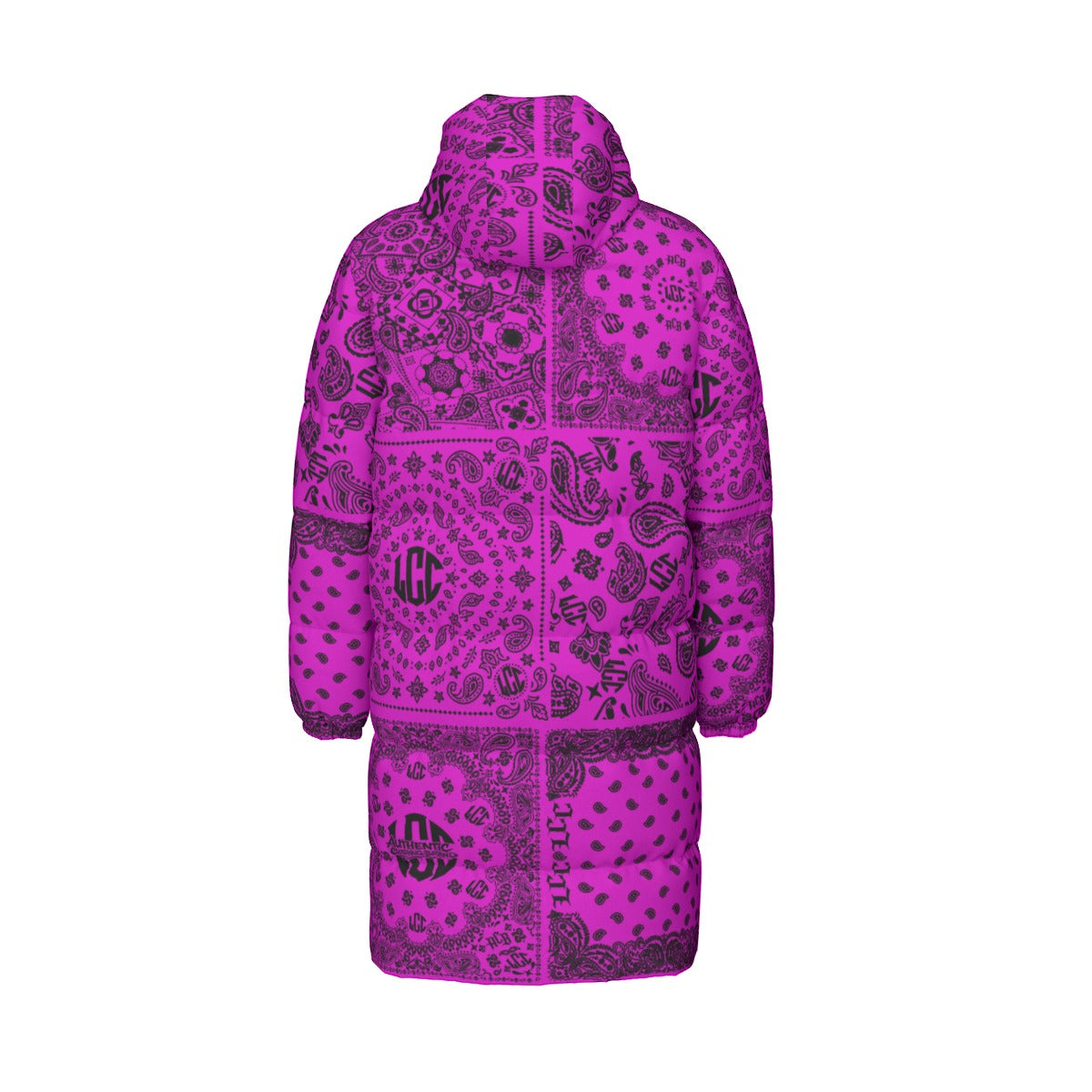 LCC FULL BANDANA GRAPES Unisex Long Down Jacket
