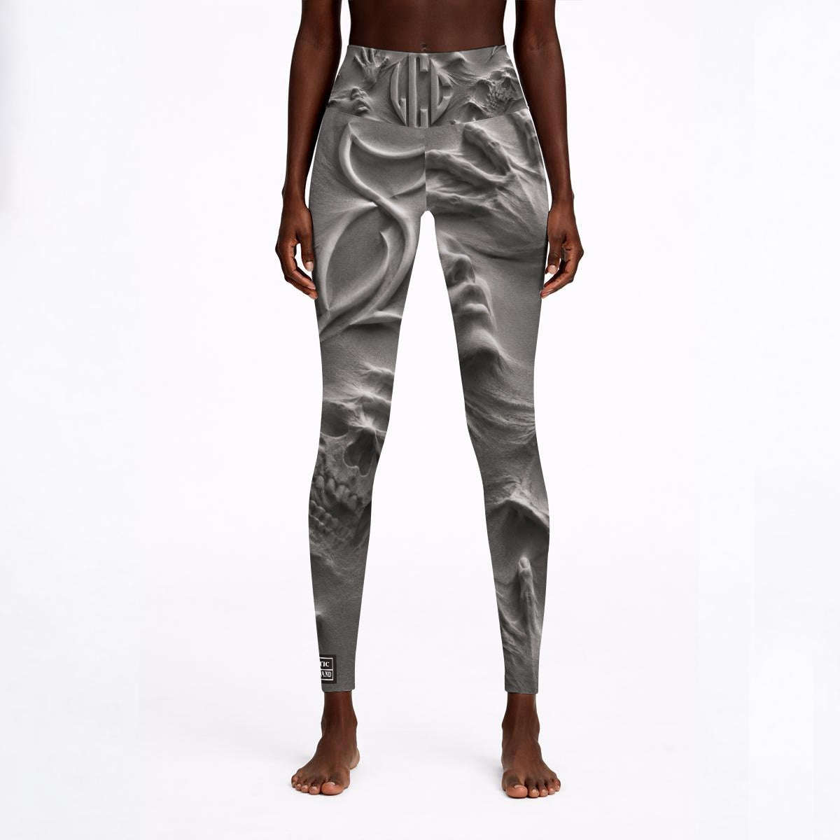 LCC GHOSTY Women's High Waisted Athletic Leggings