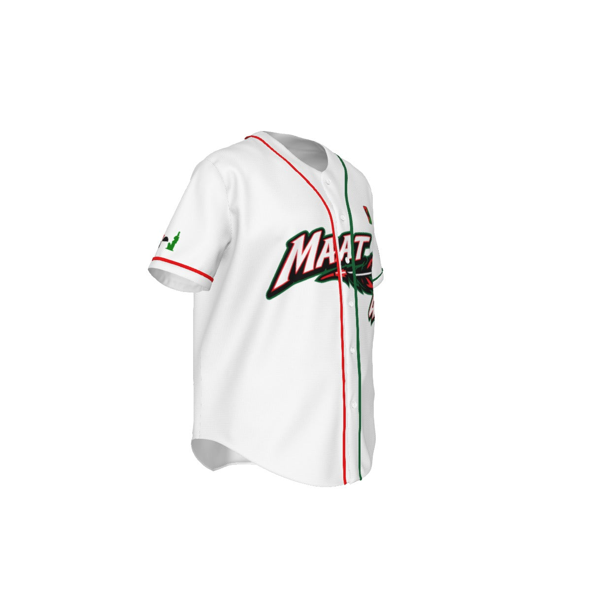 MAAT 42 WHT Men's  Baseball Jersey