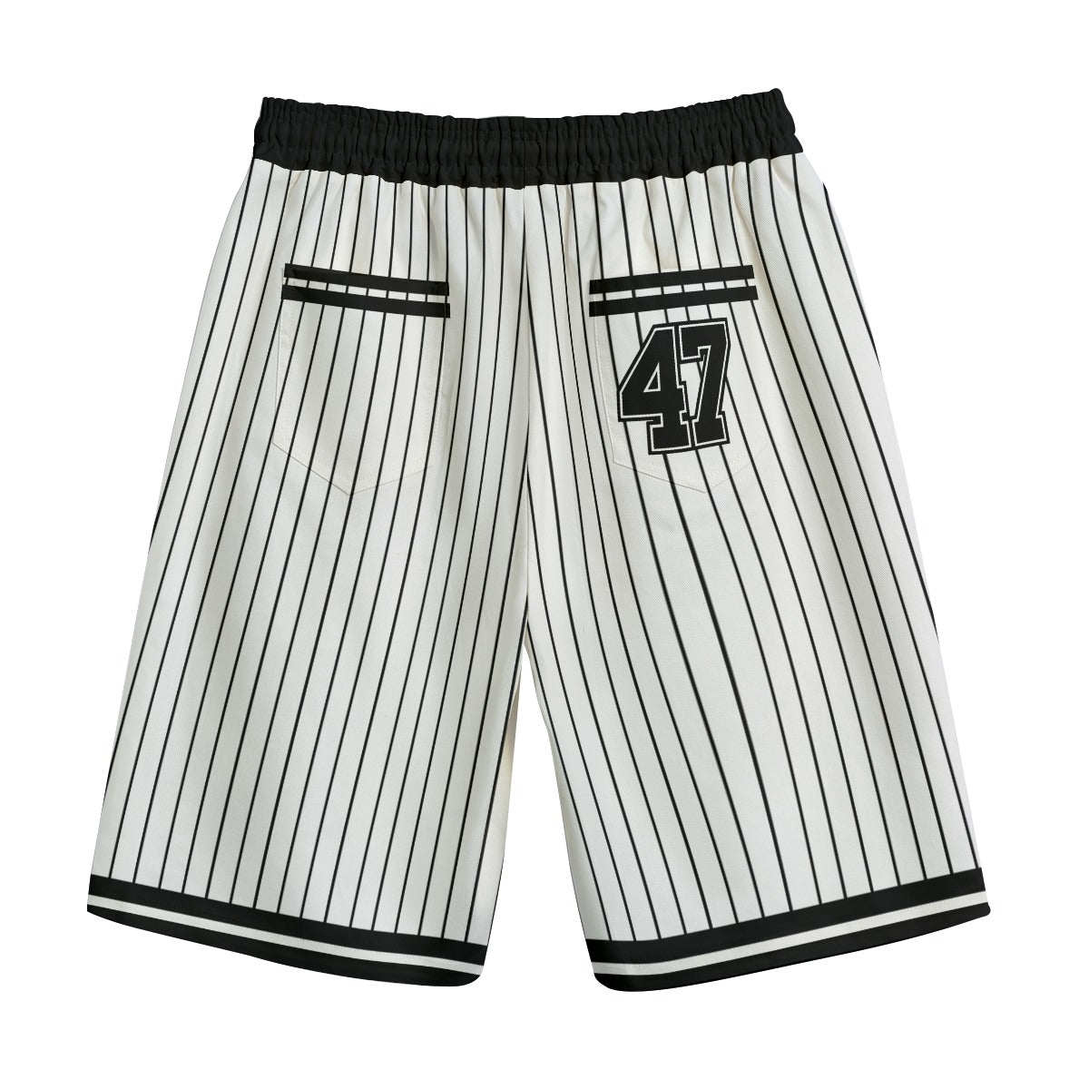 AUTHENTIC LEAGUE WHTBLC Unisex Straight Casual Short Cotton