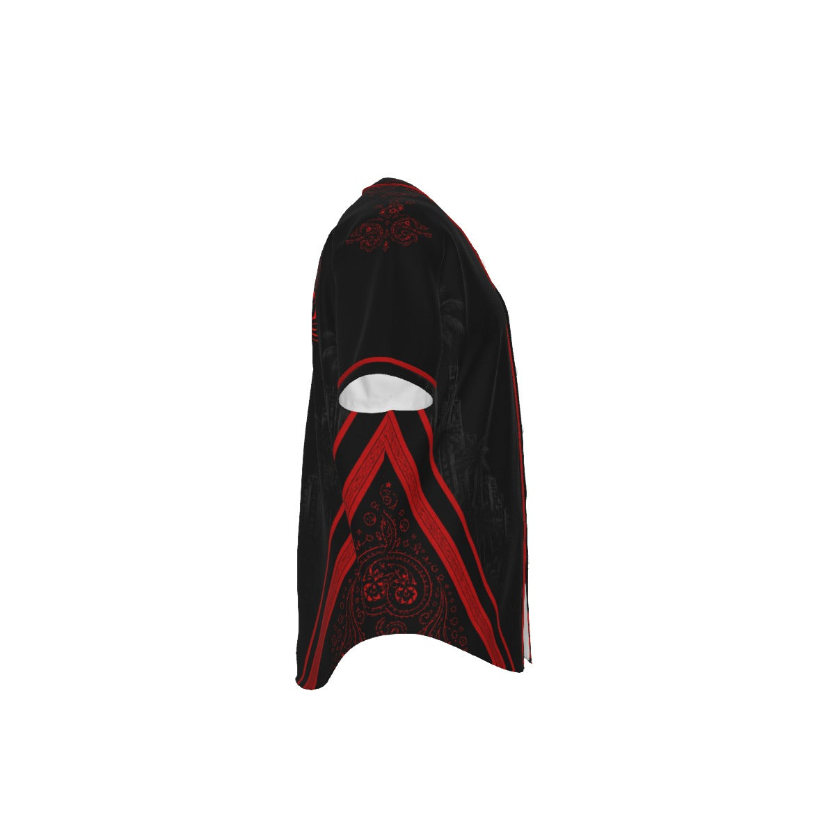 KEEP IT GANGSTA RED Short Sleeve Baseball Jersey